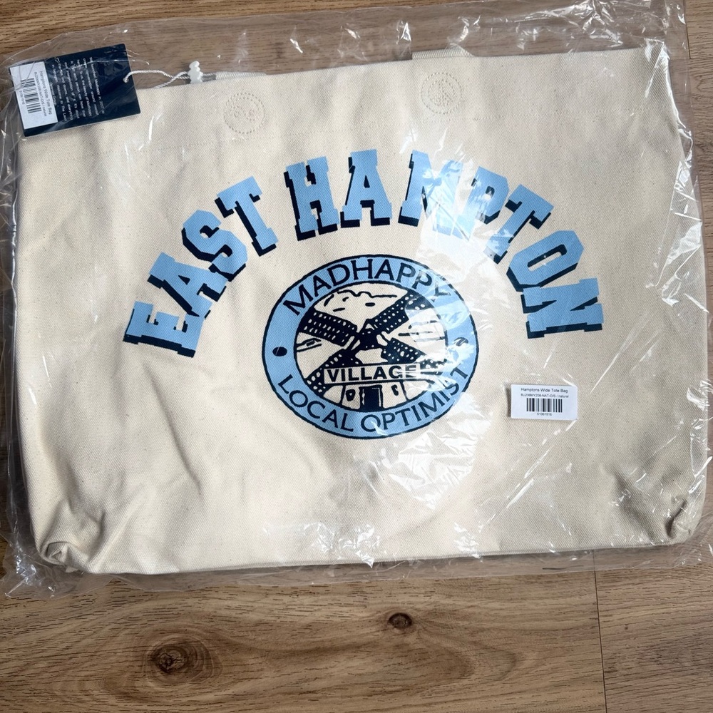 MADHAPPY East Hampton Canvas Tote Bag